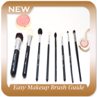 Einfache Make-up Pinsel Anleitung Zeichen