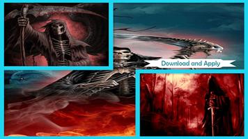 Grim Reaper Live Wallpaper HD 스크린샷 1