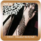1000 Затененный дизайн Mehndi иконка