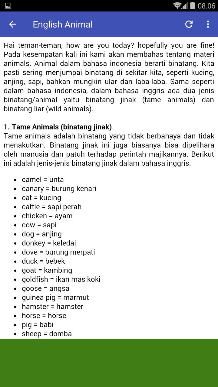 Belajar Bahasa Inggris Untuk Anak Lengkap Für Android Apk