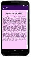 George Jones Lyrics&Music تصوير الشاشة 1