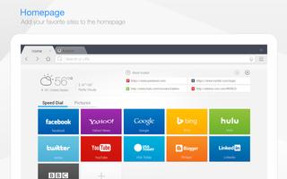 برنامه‌نما DU Browser for Tablet عکس از صفحه