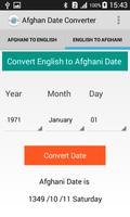 Afghan Date Converter capture d'écran 1