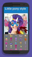 Little Pony Style Camera الملصق