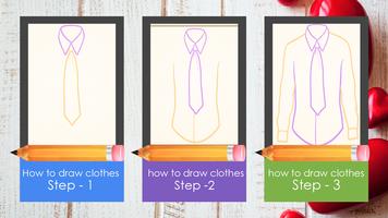 Learn to draw clothes स्क्रीनशॉट 1