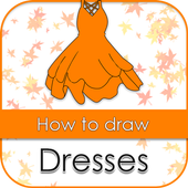 Learn to draw dresses icône