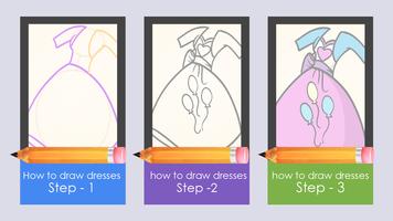 Learn to draw dresses screenshot 1