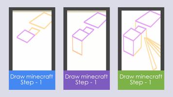 Draw Minecraft poster