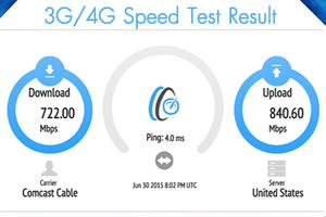 برنامه‌نما 3G 4G Speed Test Guide عکس از صفحه