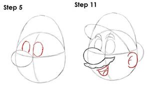 How to draw Mario penulis hantaran