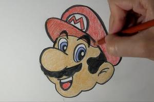 How to draw Mario syot layar 2