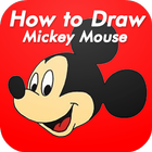 How to Draw Mickey M icon