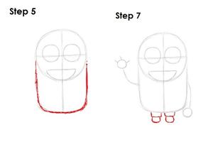 Poster How to draw Despicable me