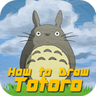 How To Draw Totoro-icoon