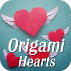 Origami Hearts Zeichen