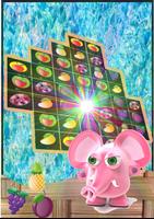 Fruits Puzzle Pop: Jungle of Candy Fruits  Crash Ekran Görüntüsü 1