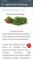 پوستر Bajar de Peso con Moringa