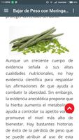 Bajar de Peso con Moringa screenshot 1