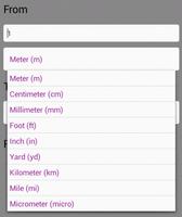 Unit Converter capture d'écran 2