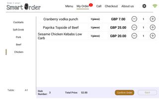 SmartMenu - Self Ordering Menu 스크린샷 2