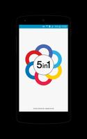 Social Media 5 in One Affiche