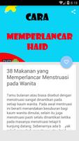 برنامه‌نما Cara Memperlancar Haid Alami عکس از صفحه