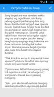 Cerpen Bahasa Jawa baru screenshot 3