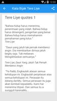 Kata Bijak Tere Liye 截图 2
