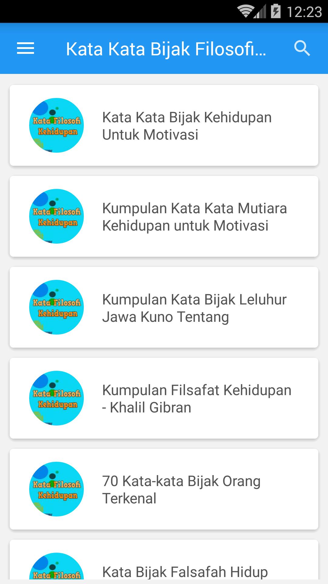 Kata Kata Bijak Filosofi Kehidupan For Android Apk Download