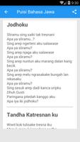 Puisi Bahasa Jawa captura de pantalla 3