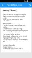 Puisi Bahasa Jawa syot layar 1