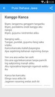 Puisi Bahasa Jawa captura de pantalla 1