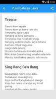 Puisi Bahasa Jawa captura de pantalla 2