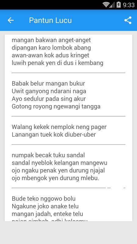 Pantun Versi Jawa Kata Kata Cinta Pantun bahasa jawa lucu the more we. pantun versi jawa kata kata cinta