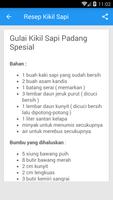 2 Schermata Resep Kikil Sapi
