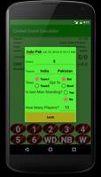 Cricket Score Calculator capture d'écran 1