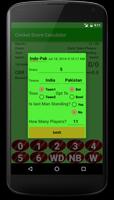 Cricket Score Calculator Ekran Görüntüsü 1