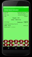 Cricket Score Calculator capture d'écran 3