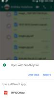برنامه‌نما SendAnyFile - No restrictions! عکس از صفحه
