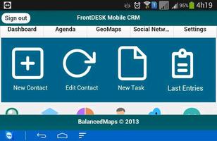FrontDESK Mobile CRM capture d'écran 2