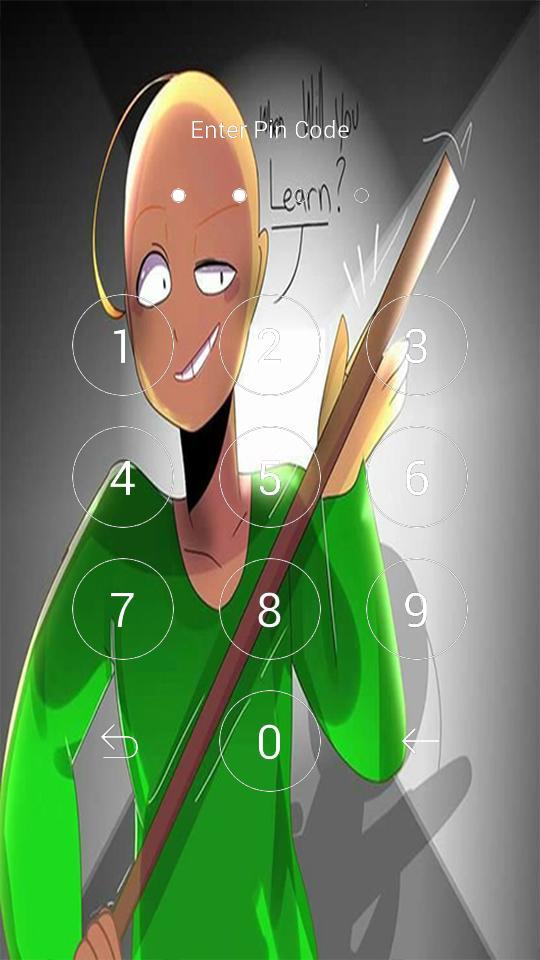 Baldi S Basics Lock Wallpapers For Android Apk Download - baldi codes in roblox
