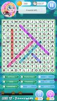 Word search: train your brain Affiche