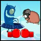 super sheep alien shaun أيقونة