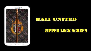 Bali United Zipper Lock Screen screenshot 3