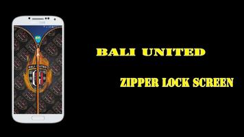Bali United Zipper Lock Screen screenshot 1