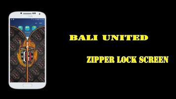 Bali United Zipper Lock Screen Screenshot 2