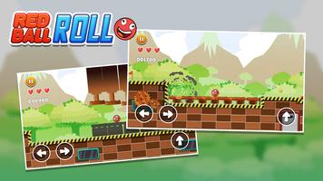 Red Roll Ball Adventure - Jump Ball New Adventure screenshot 1
