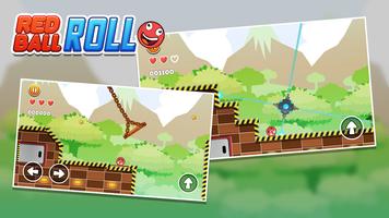 Red Roll Ball Adventure - Jump Ball New Adventure ảnh chụp màn hình 2