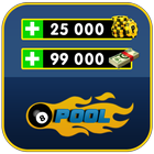 Coins For 8 Ball Pool - Guide icône