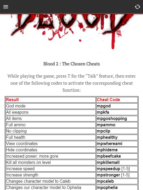 All Blood 2 Cheat Codes For Android Apk Download